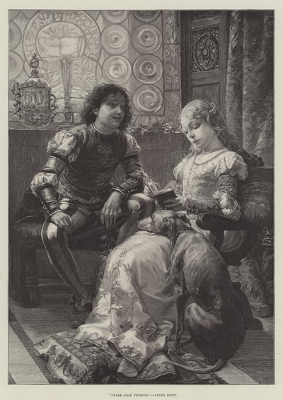 Tres Buenos Amigos de Cesare Auguste Detti